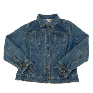 Christopher & Banks - Womens Jean Jacket‎ - Medium